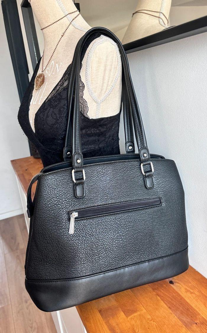 👜 grand sac à main noir #davidjones - photo numéro 4