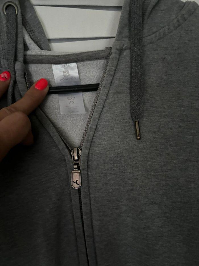 gilet sweat gris - photo numéro 2