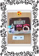 Plaquette de 6 bagues Hershey multicolore Claire's