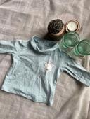 T-shirt bleu turquoise