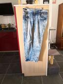 Jeans bleu fantaisie taille 42