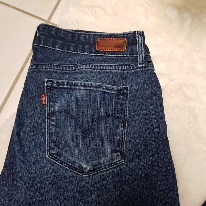 Jean Levi's Demi Curve Modern Rise Straight W30 L34 Bleu Marine - photo numéro 5