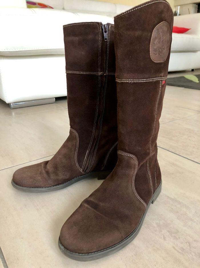 Bottes  pointure 36 en cuir - photo numéro 4