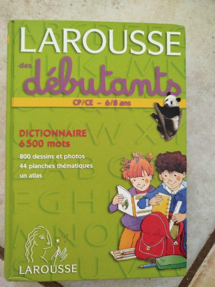 Dictionnaire Larousse des débutants CP /CE 6 8 ans - photo numéro 1