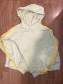 Sweat a capuche court Adidas S