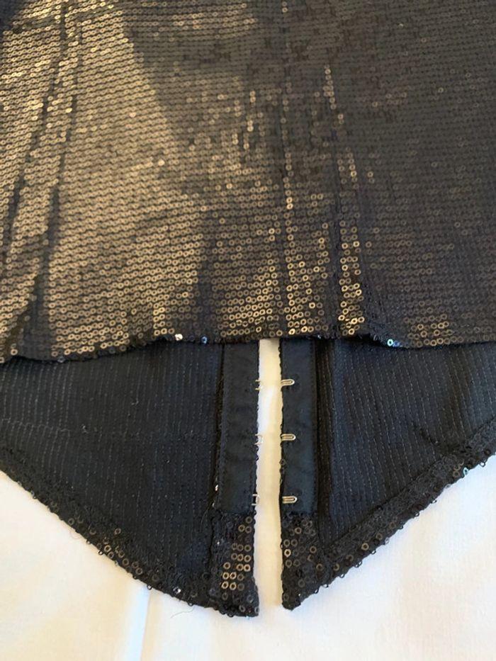 Gilet sans manches à paillette noir taille 38/40 - photo numéro 9