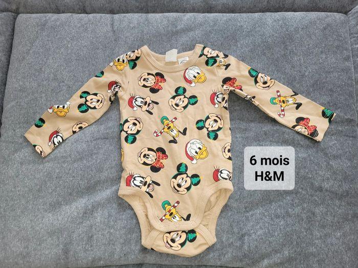 Body 6 mois Mickey neuf