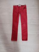 Pantalon fille skinny fit 7 / 8 ans rouille Mango