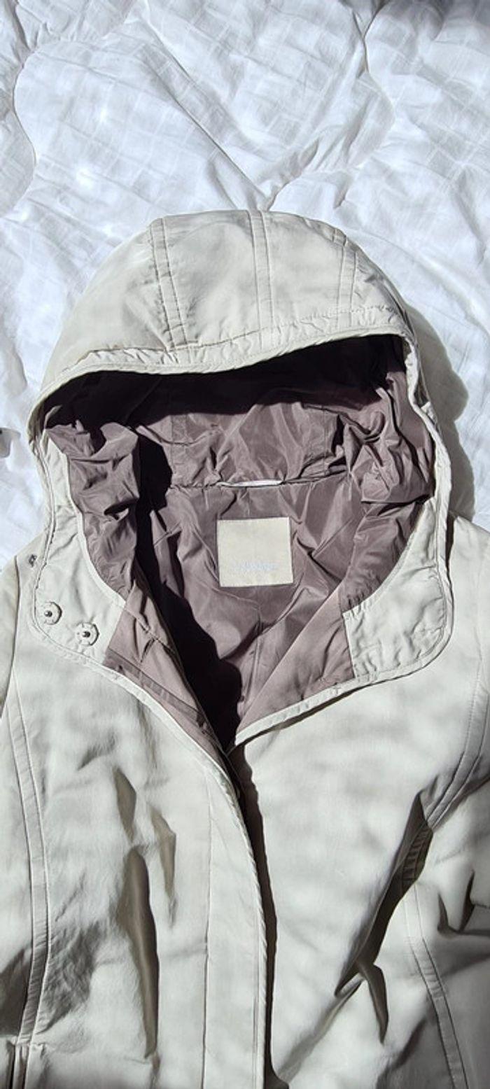 Parka Max Mara blanc cassé/ crème - photo numéro 3