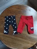 Lot pantalon Disney Minnie