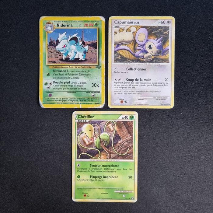 Cartes Pokemon : Lot de 3 cartes - photo numéro 1