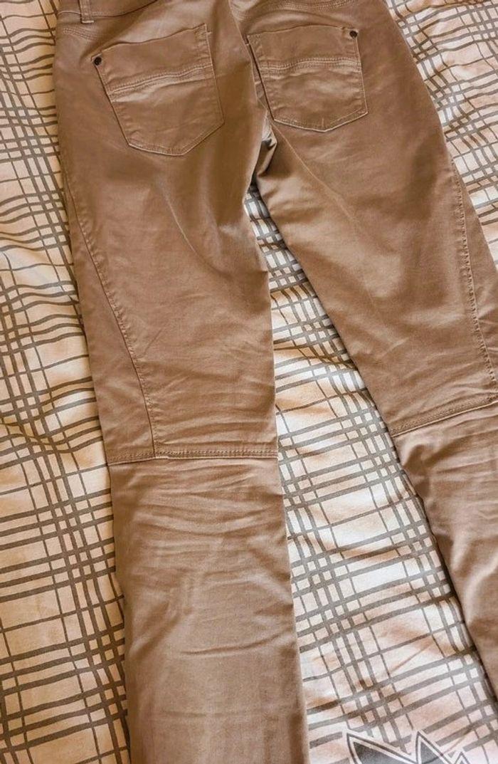 Pantalon beige Bershka 38 - photo numéro 6