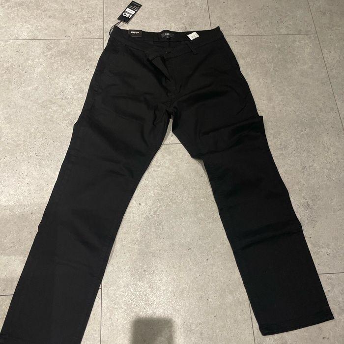 Pantalon noir stretch homme - photo numéro 1