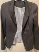 blazer noir satiné promod taille S