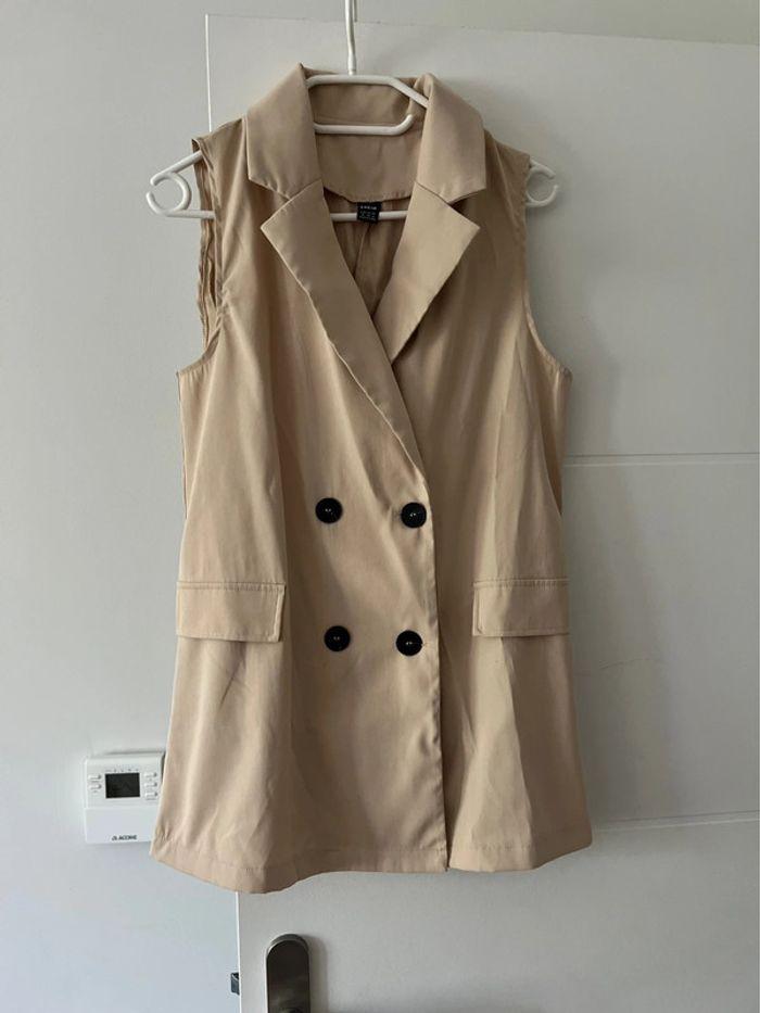 Gilet sans manche beige taille M shein - photo numéro 1