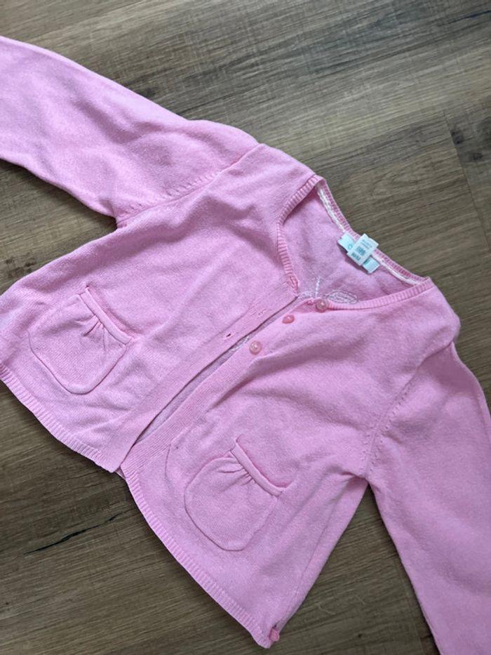 Gilet rose 3 ans - photo numéro 2