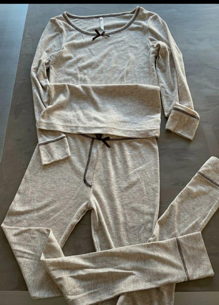 Pyjama femme beige marque Becquet - photo numéro 4