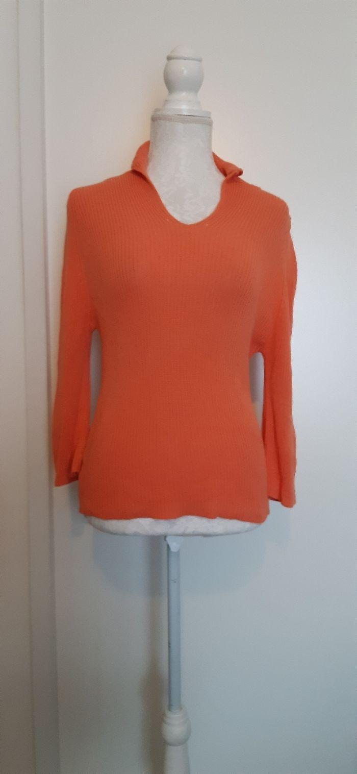 Pull orange corail - photo numéro 1