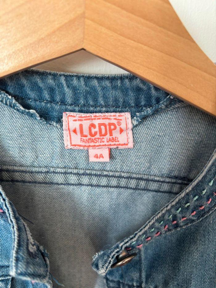 Veste en jean LCDP 4 ans - photo numéro 4