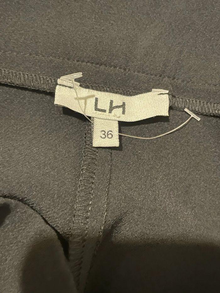 Pantalon coupe carotte style chino taille haute bouton devant neuf la halle taille 36 - photo numéro 7