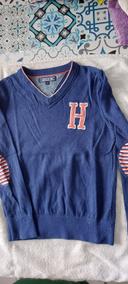 Pull  col V tommy Hilfiger 128 cm