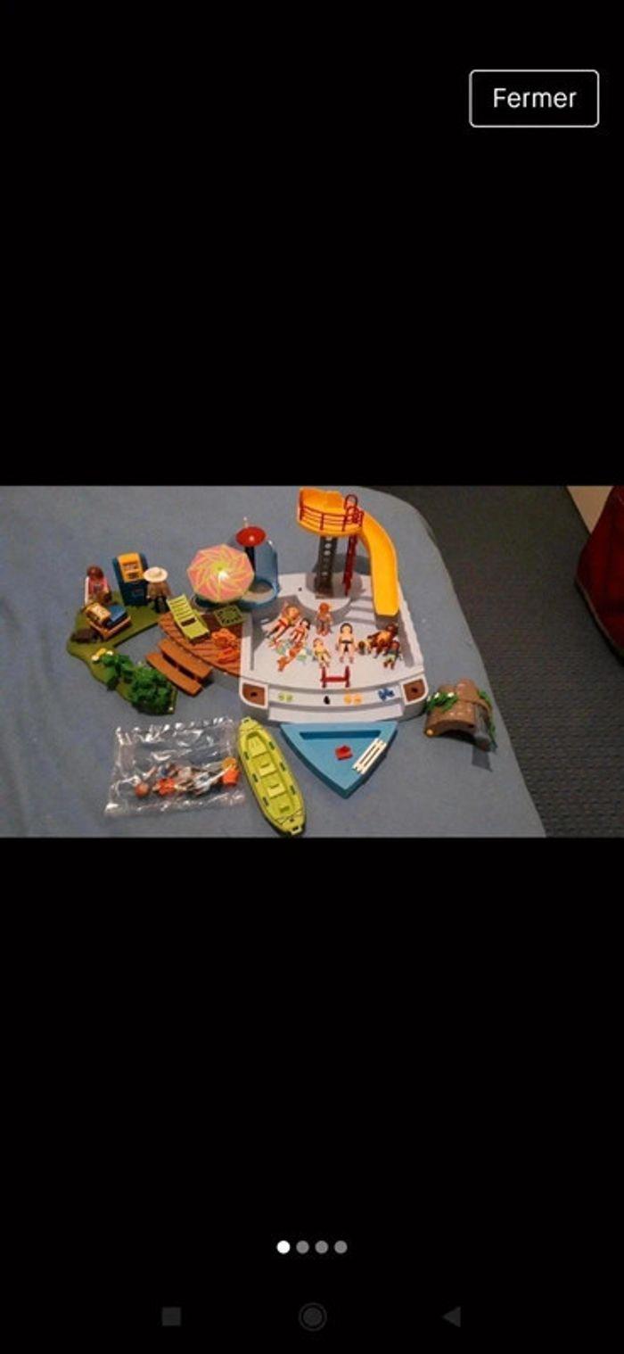 Gros lot playmobil piscine et accessoires - photo numéro 1