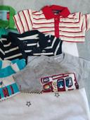 Lot t shirt manches courtes+ polo