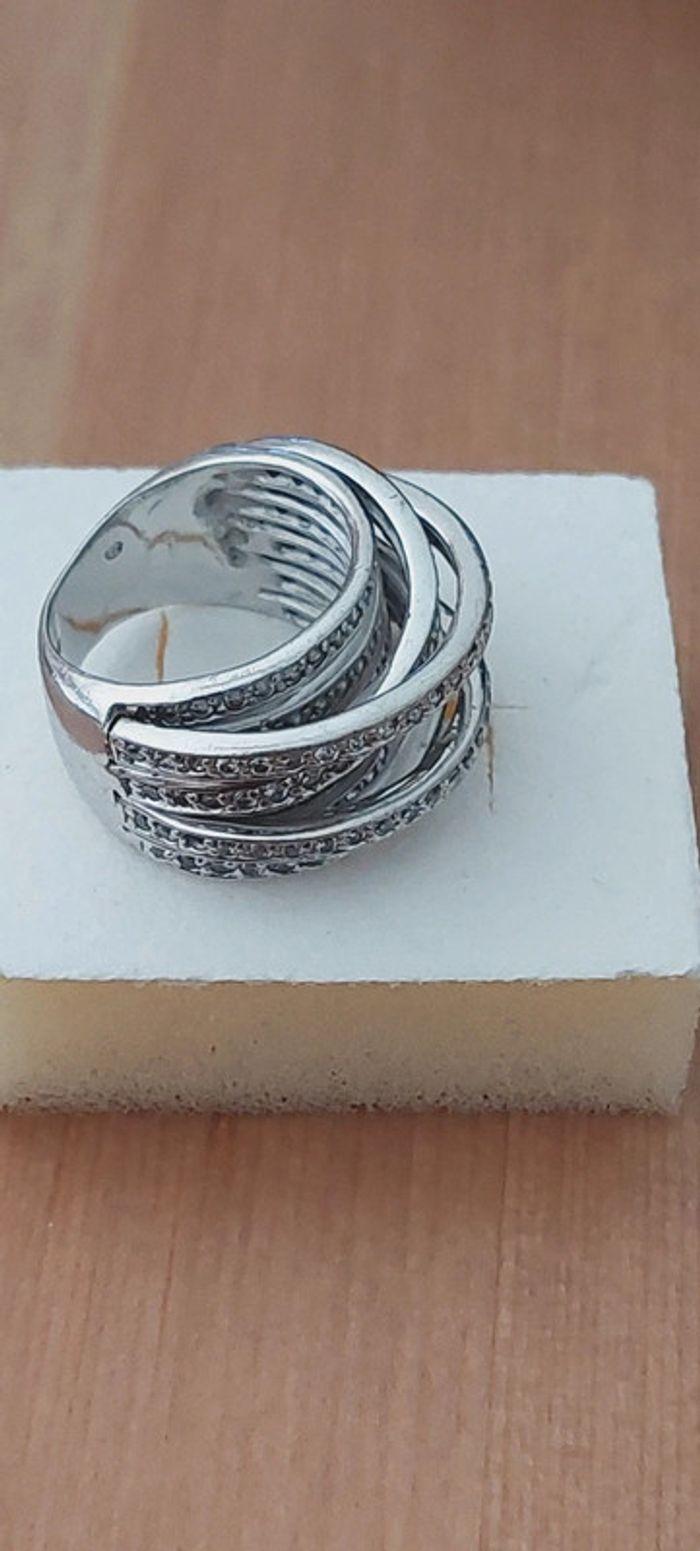 Grosse bague en argent taille 56 - photo numéro 3