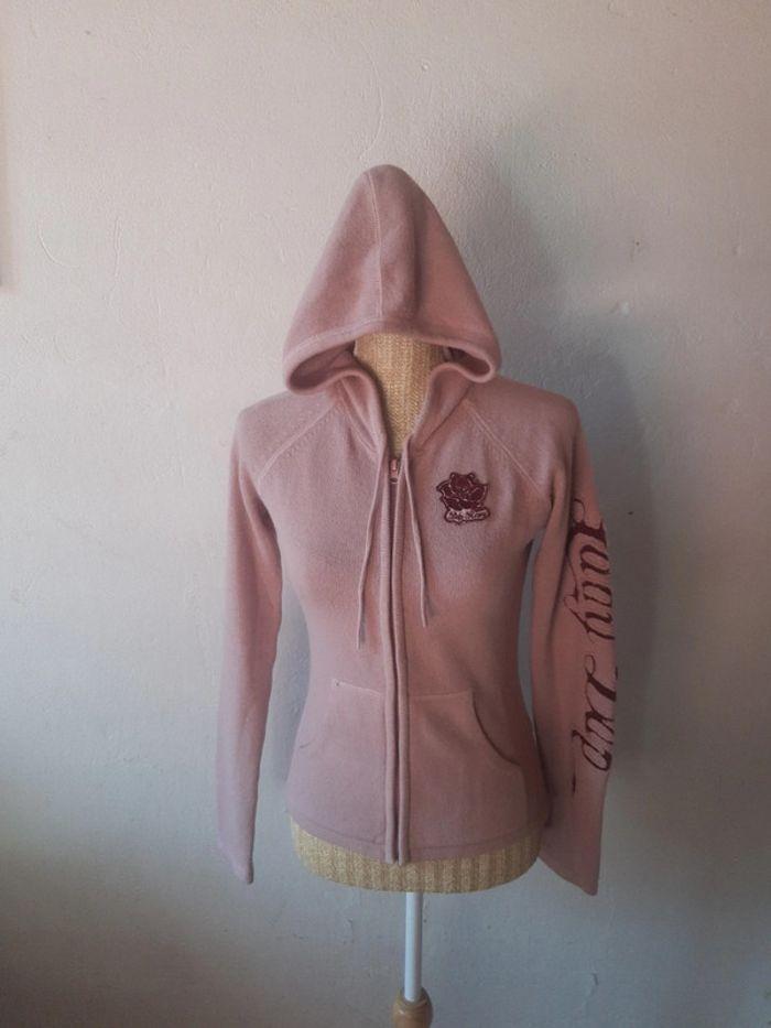 Veste gilet chaud rose lilas DDP fille 16 ans - photo numéro 3