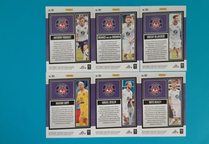 Lot de 8 cartes panini Score TFC 2022-23 - photo numéro 3