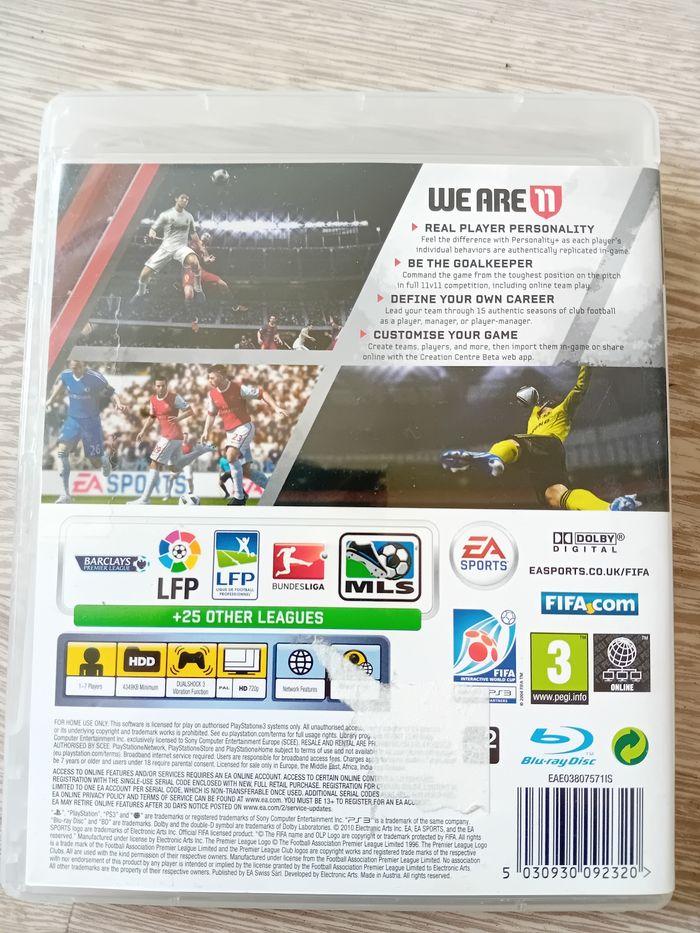 Jeu ps3 fifa 11 - photo numéro 2