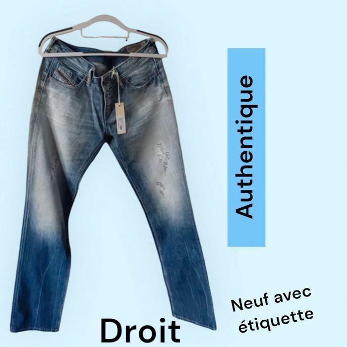 Diesel jeans lowkey regular straigth low waist/jean droite/calça jeans diesel - photo numéro 2