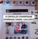 Série 6 capsules champagne Daniel Leclercq