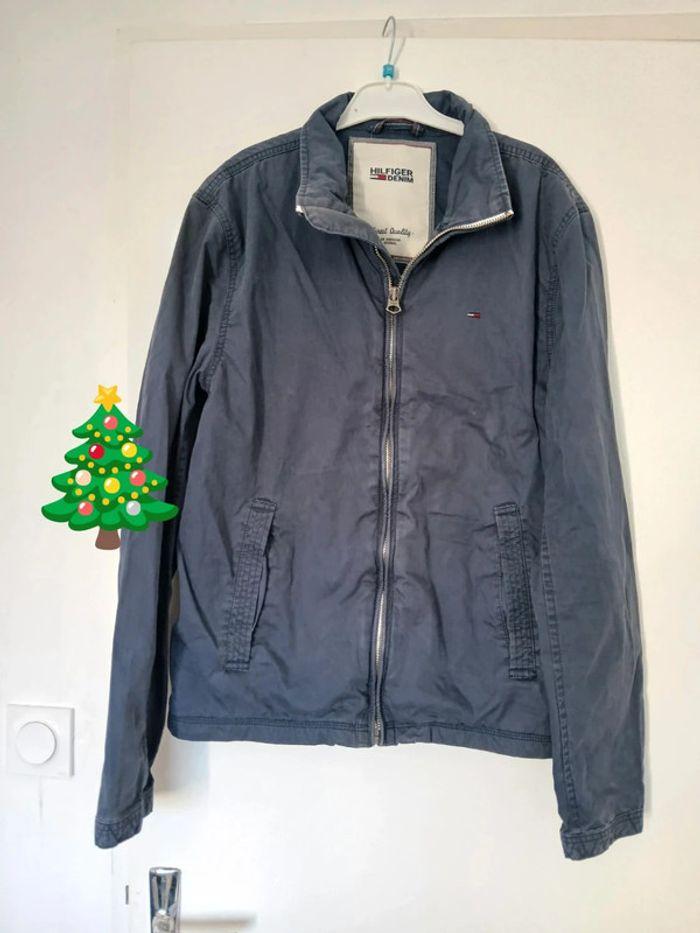 Veste tommy hilfiger L bleu marine - photo numéro 1