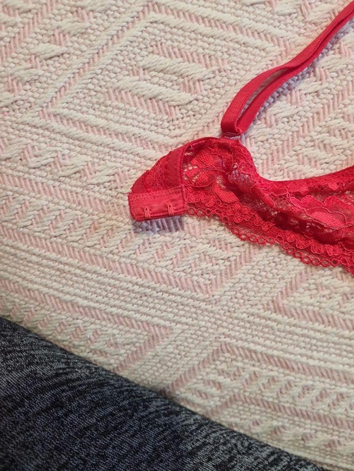 Soutien gorge rouge corail 90B - photo numéro 6