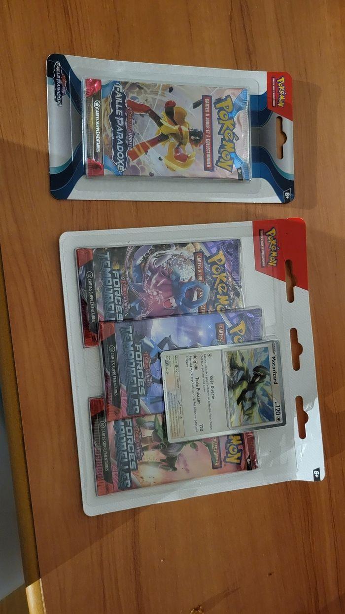 1 tripack force temporelles avec 1 booster faille paradoxe