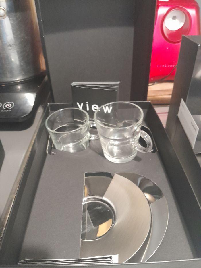 2 tasses Nespresso Lungo   +sous tasses - photo numéro 1