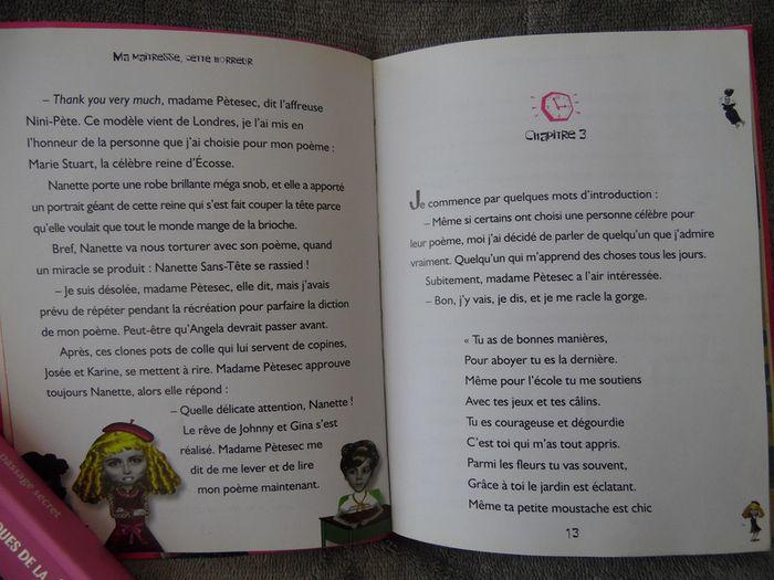 Livre "Angela Anaconda, ma maîtresse, cette horreur". - photo numéro 3