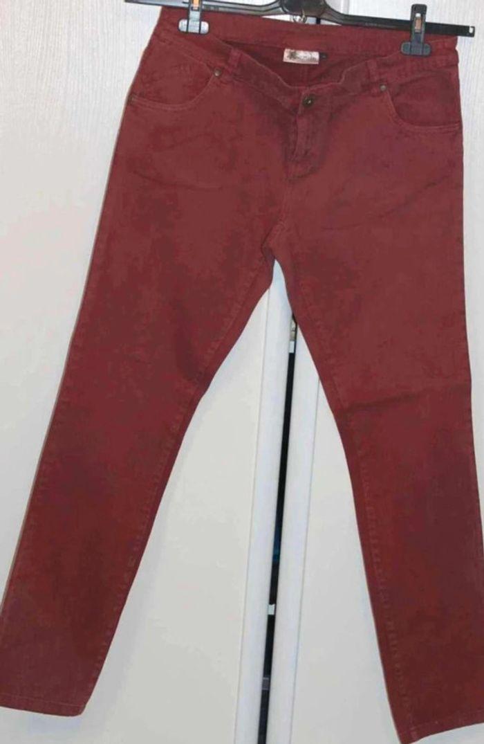 Pantalon -  Bordeaux  - Kwoman -  46 - photo numéro 1