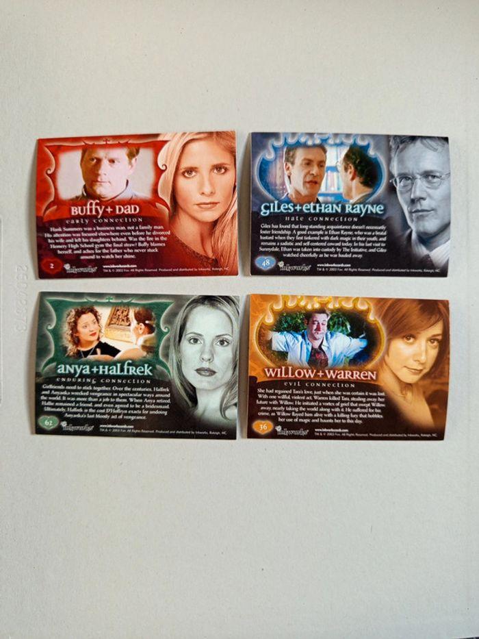 Lot 4 Cartes buffy the vampire slayer - photo numéro 2