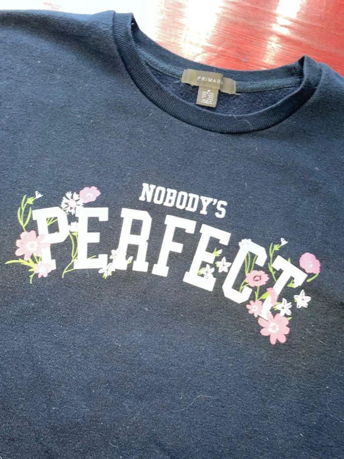 Pull primark taille m « nobody’s perfect » - photo numéro 2