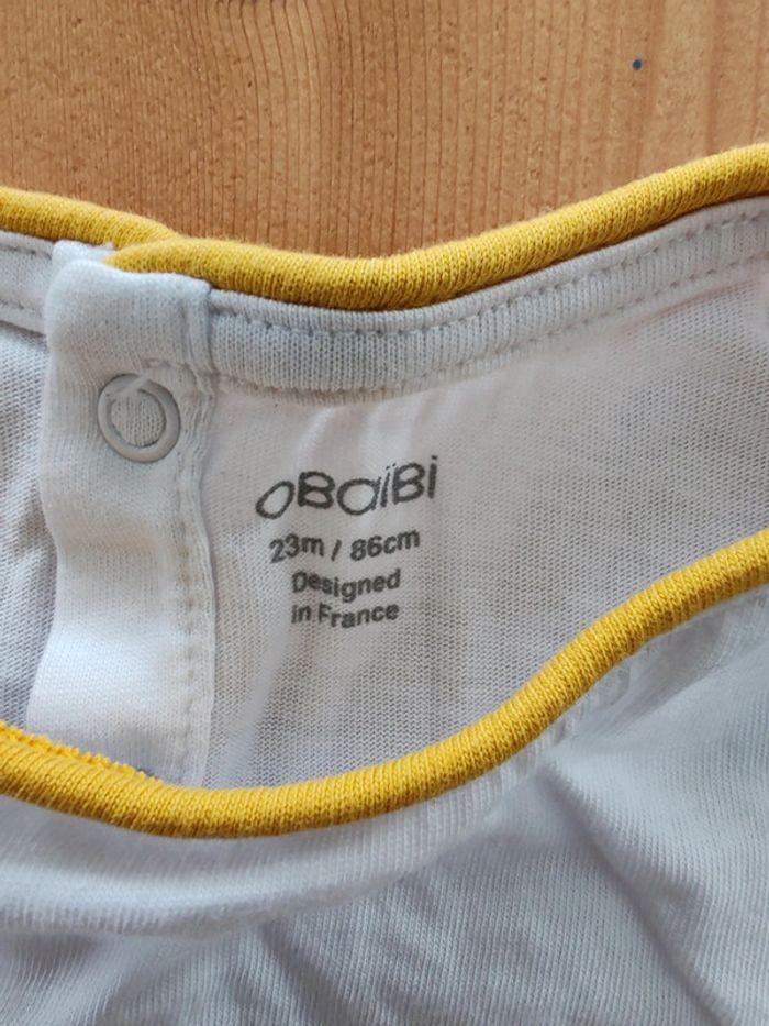 T-shirt obaibi 86cm - photo numéro 3