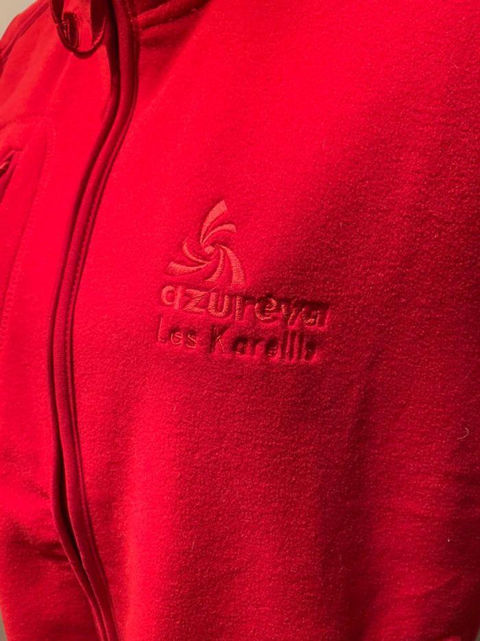 Veste sans manches polaire ski rouge femme. - photo numéro 7