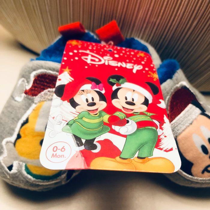 Chaussons fourrés premier Noël Disney : Mickey et Pluto - photo numéro 4