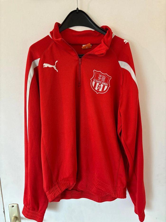 Sweat-shirt  veste de jogging puma  football - photo numéro 1