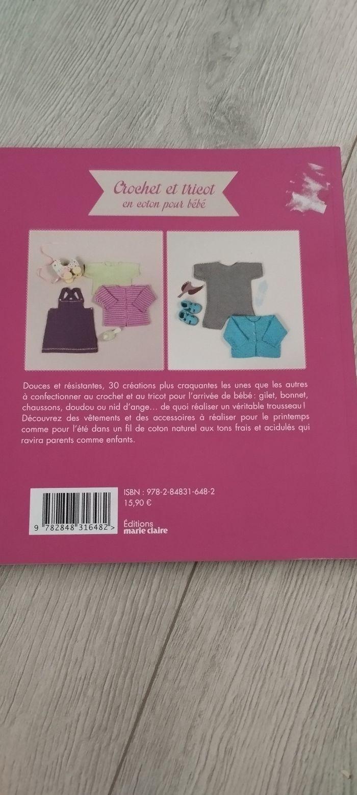 Livre crochet tricot en coton pour bébé - photo numéro 2