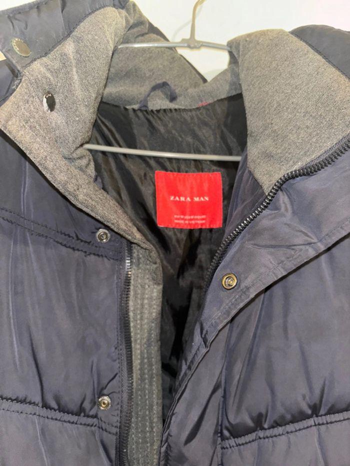 Manteau bleu Zara taille M - photo numéro 2