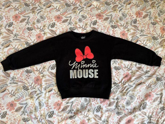 Sweat Minnie Mouse - Noir (Neuf) taille 7-8 ans - photo numéro 1