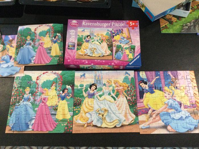 Puzzle princesses Disney 3x49 pieces - photo numéro 2