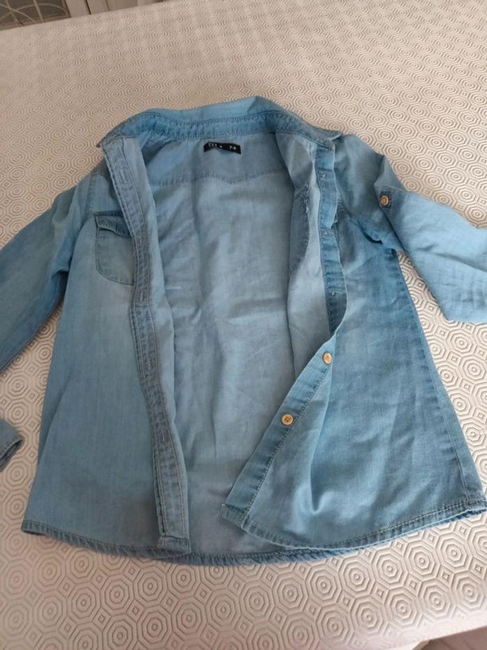 Chemise en jean légère tex 7/8 ans - photo numéro 3